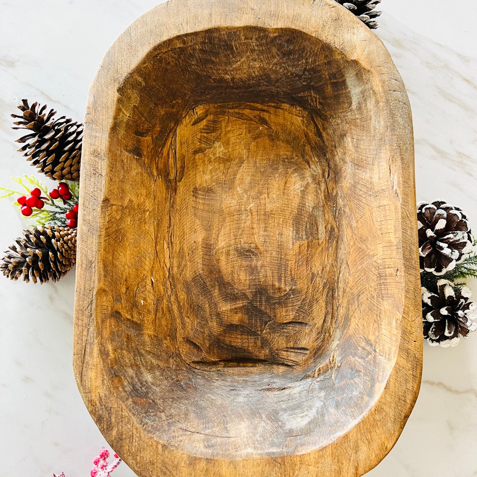 Cuenco Artesanal de Madera Jumbo